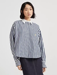 Poplin Shirt With Logo