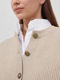 English Rib Knit Cardigan