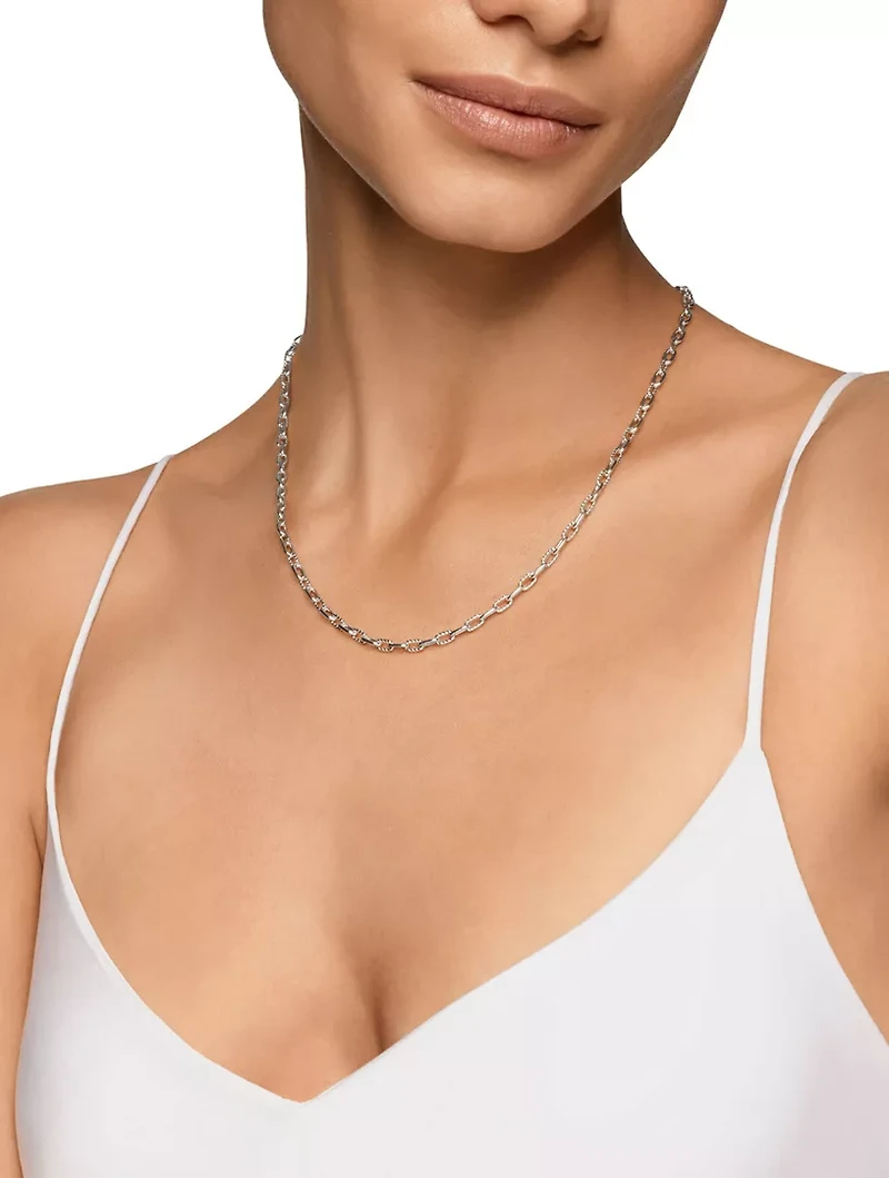 Dy Madison® Chain Necklace Sterling Silver, 3mm