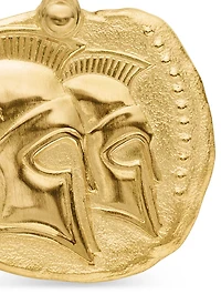 Gemini Amulet In 18k Yellow Gold, 27mm