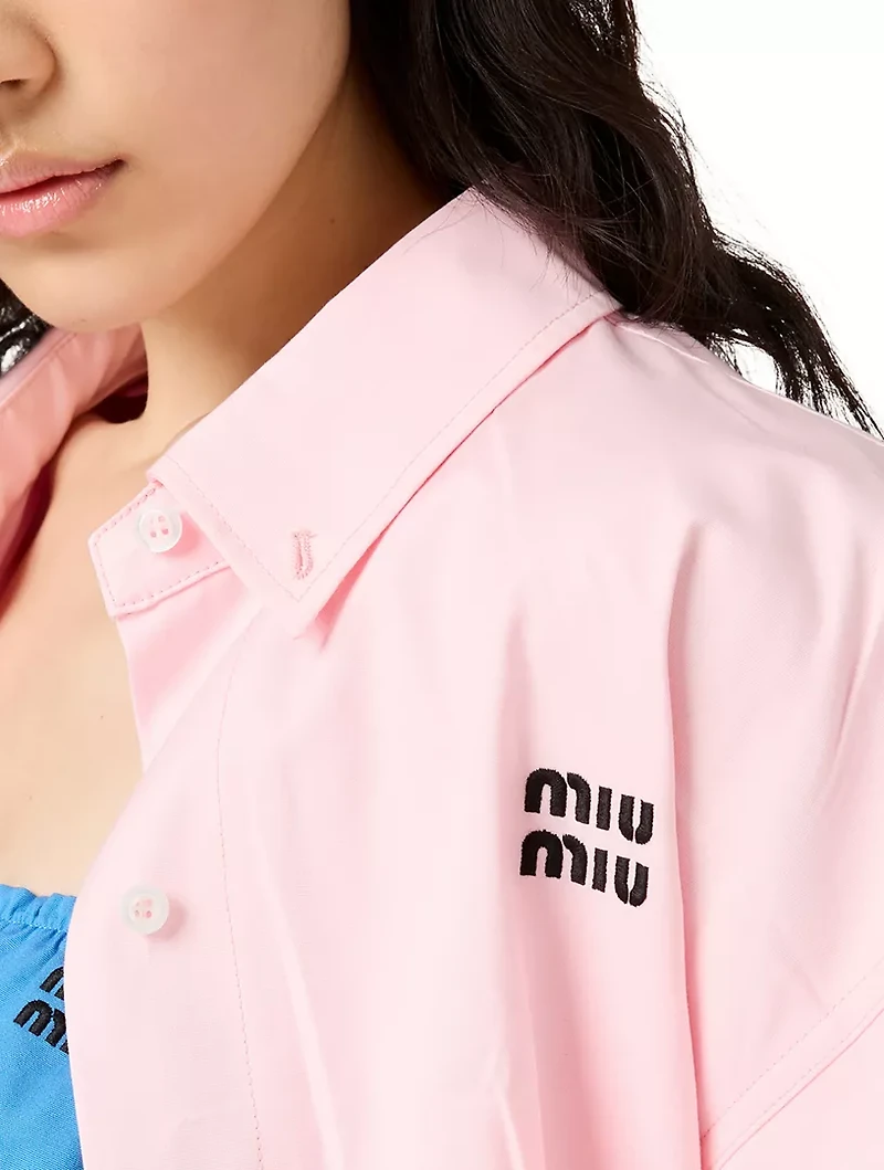 Poplin Blouson Jacket