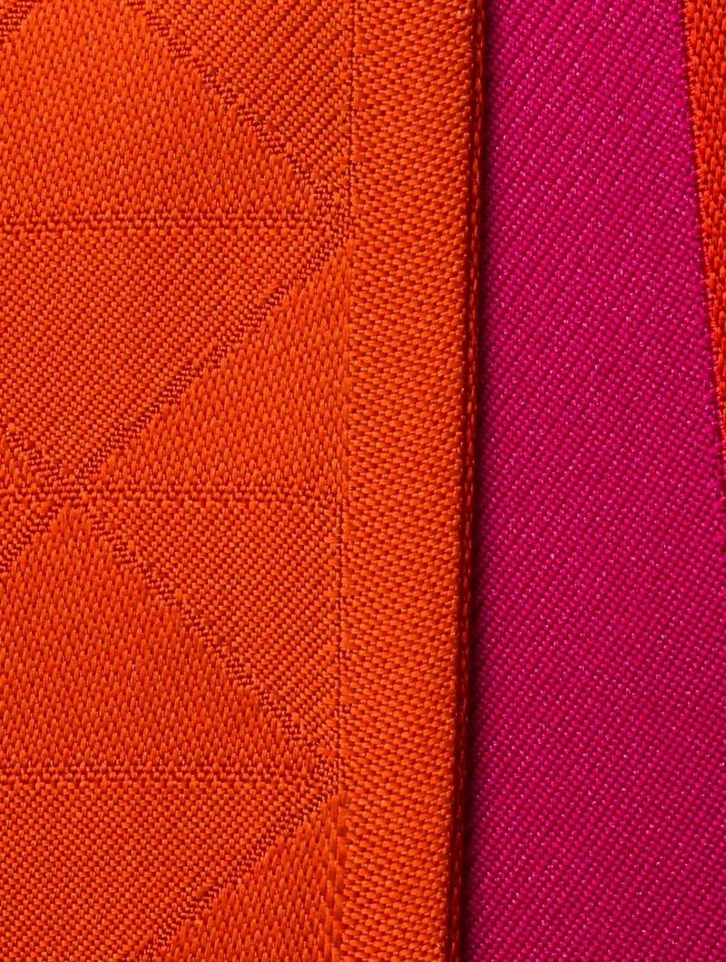 Printed Silk Twill Skinny Scarf