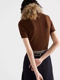 Short-sleeved Cashmere Sweater