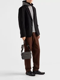 Saffiano Leather Shoulder Bag