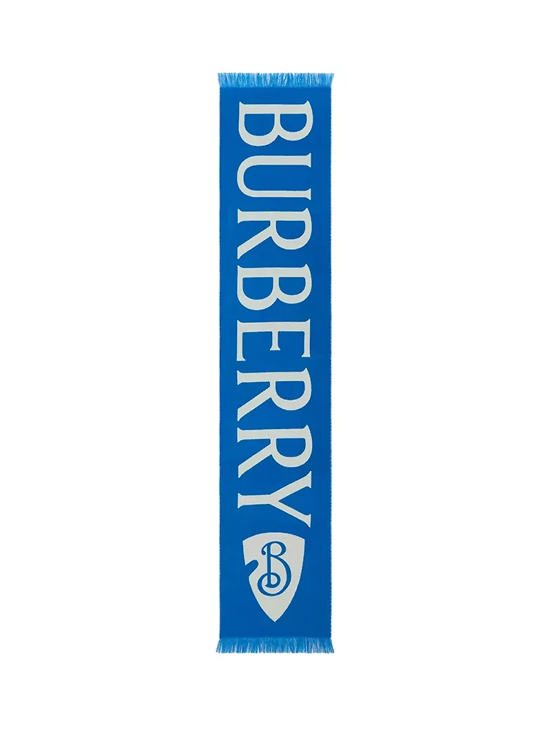 Logo Wool Scarf
