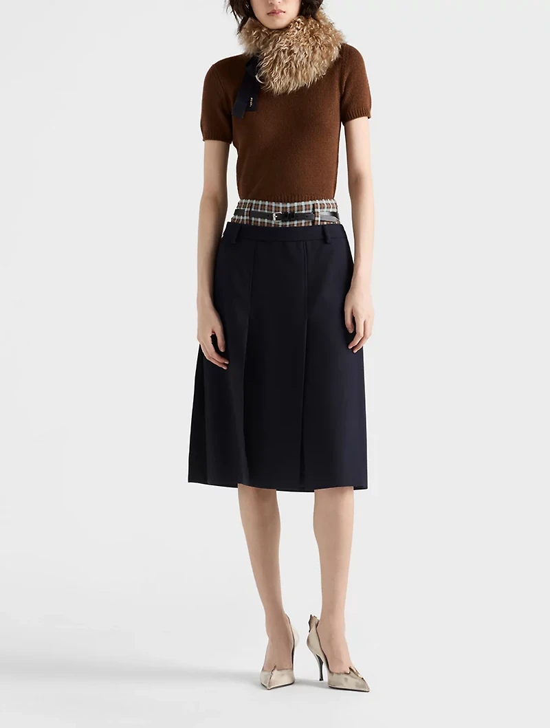 Short-sleeved Cashmere Sweater