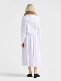 Reversible Cotton Jersey And Re-nylon Circle Skirt