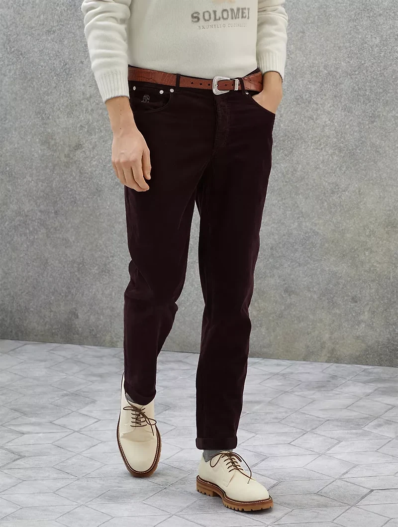 Italian Fit Five-pocket Trousers