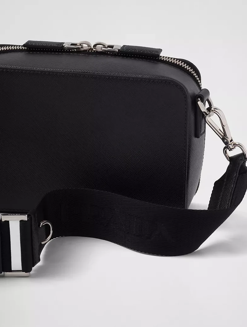 Small Saffiano Leather Prada Brique Bag