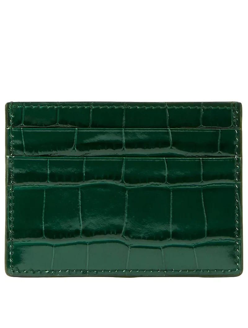 Embossed Leather Tb Card Case