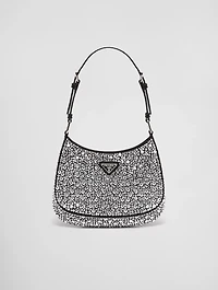 Prada Cleo Satin Bag With Crystals