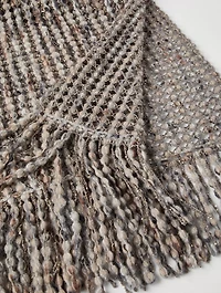 Balloon Net Knit Scarf