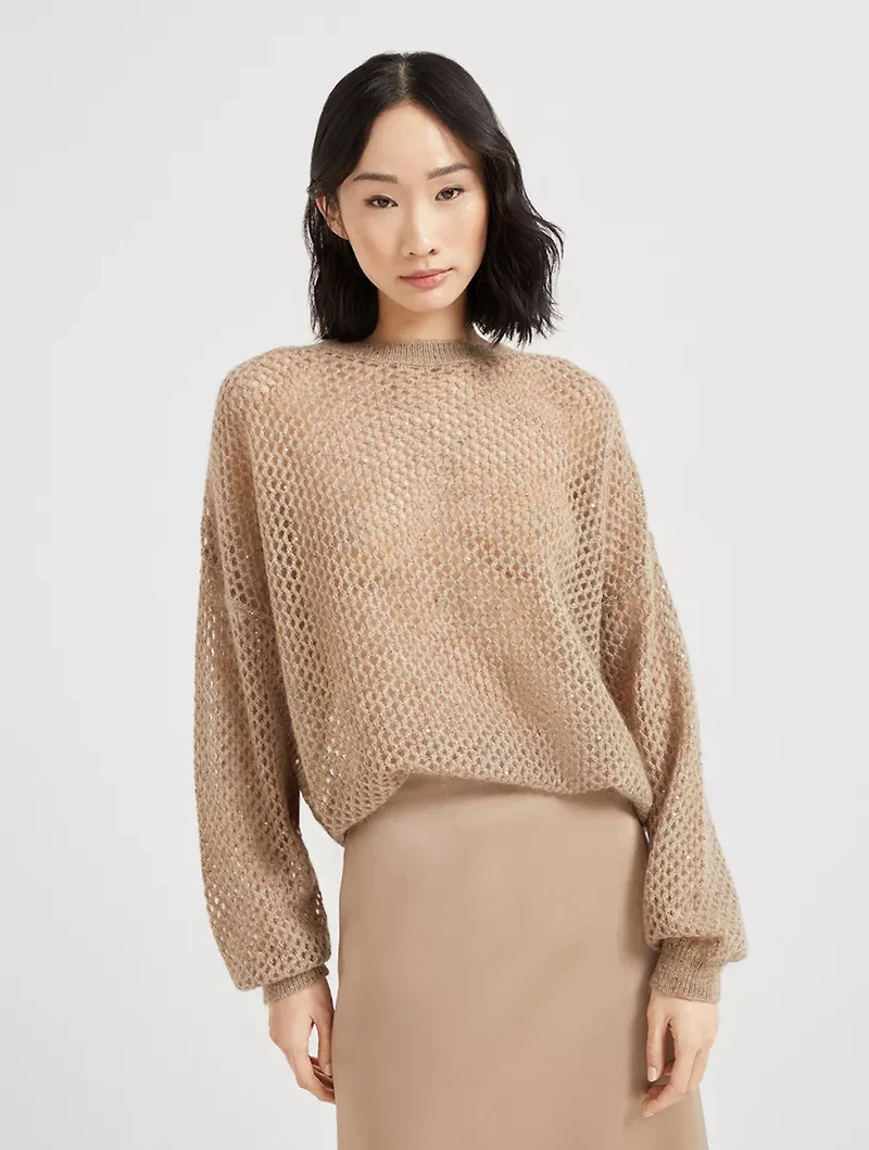 Dazzling Mesh Sweater