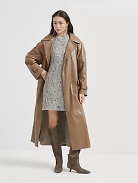 Nappa Leather Trench