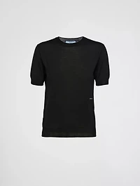 Worsted Wool Crew-neck Sweater