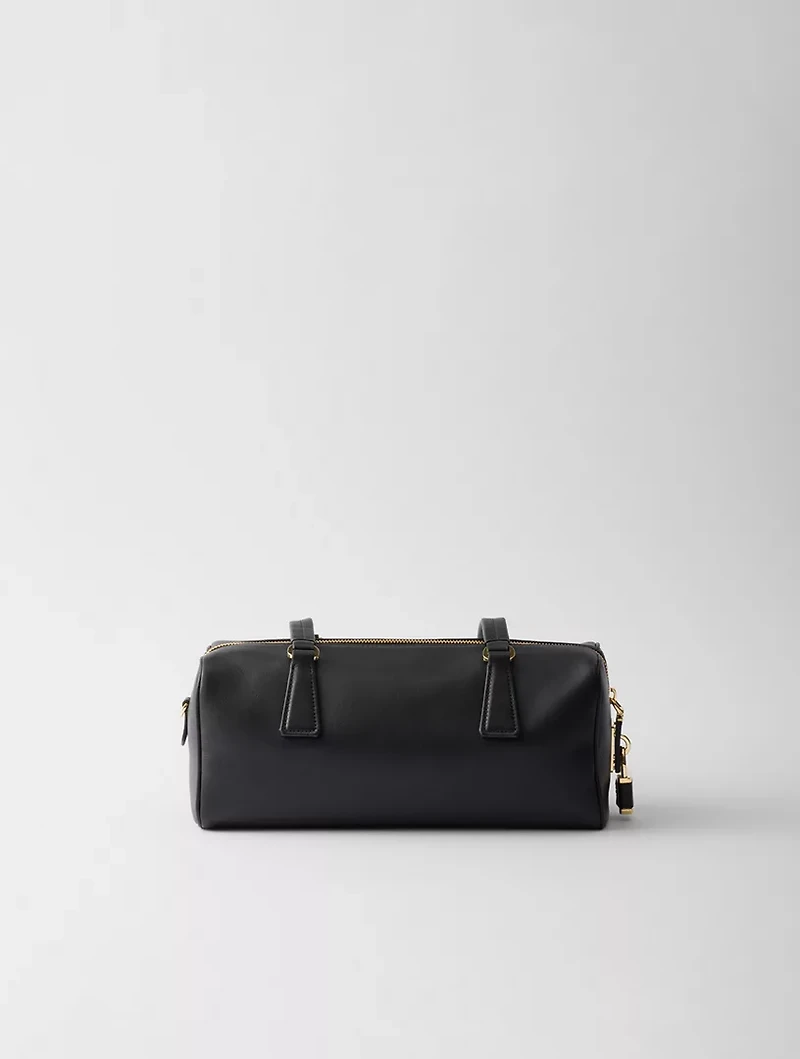 Medium Leather Top-handle Bag With Padlock