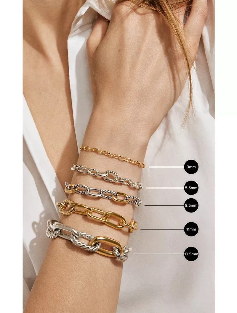 Dy Madison® Chain Bracelet Sterling Silver