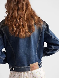 Denim And Leather Jacket