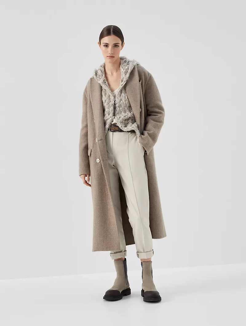 Cotton High Waist Trousers