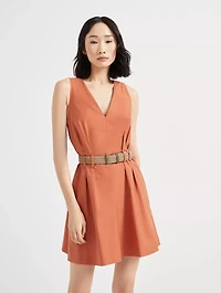 Twill Mini Dress