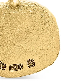 Gemini Amulet In 18k Yellow Gold, 27mm