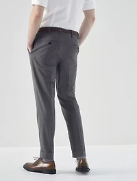 Virgin Wool Flannel Trousers