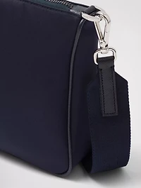 Re-nylon And Saffiano Leather Shoulder Bag