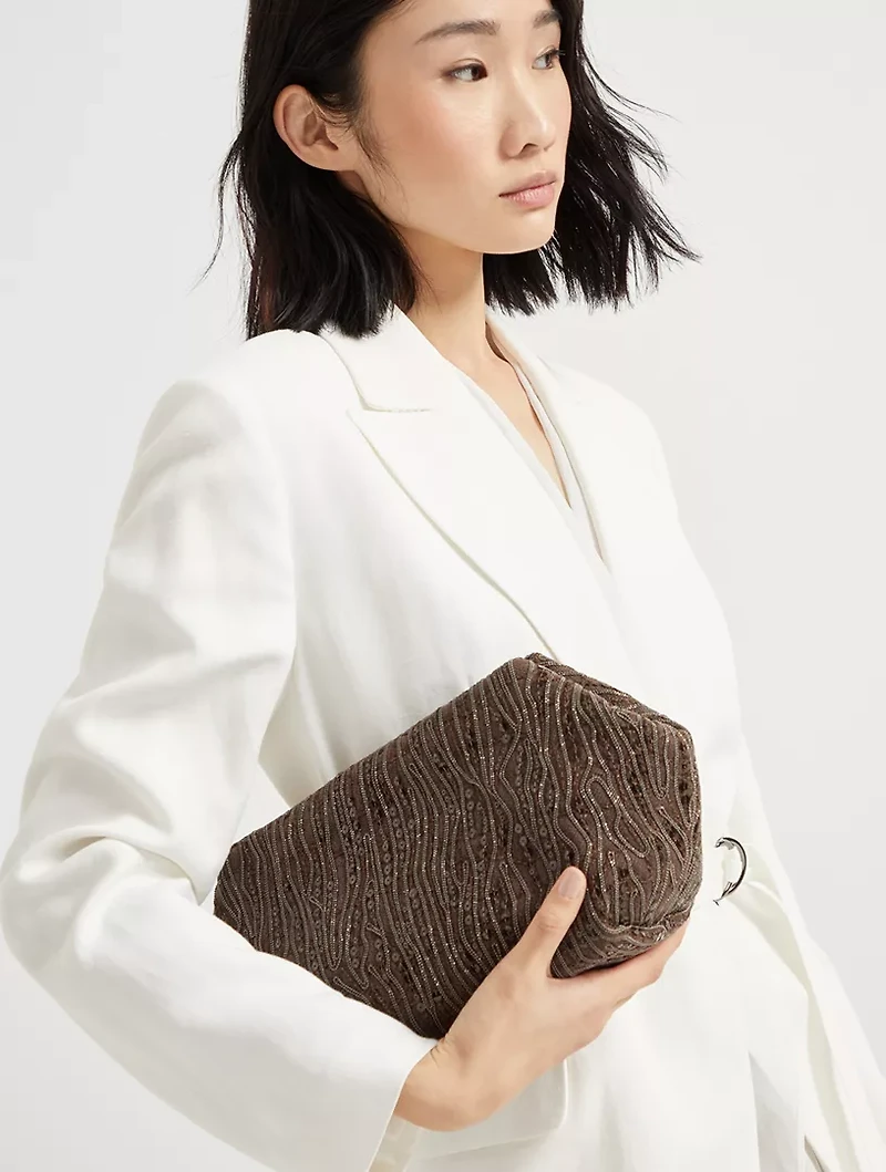 Embroidery Pouch Bag