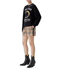 Check Stretch Cotton Shorts