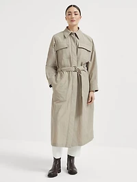 Trench Coat With Monili