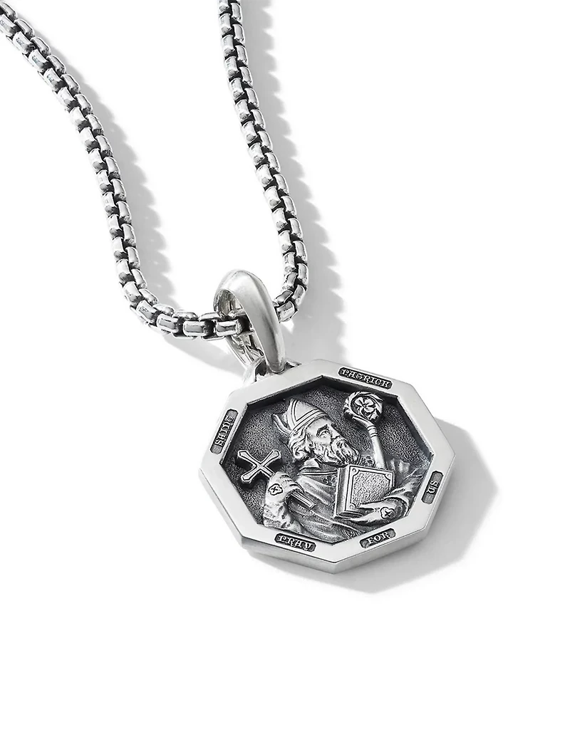 St. Patrick Amulet In Sterling Silver