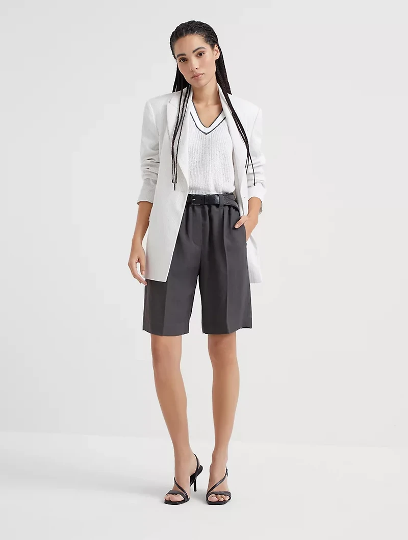 Twill Bermuda Shorts