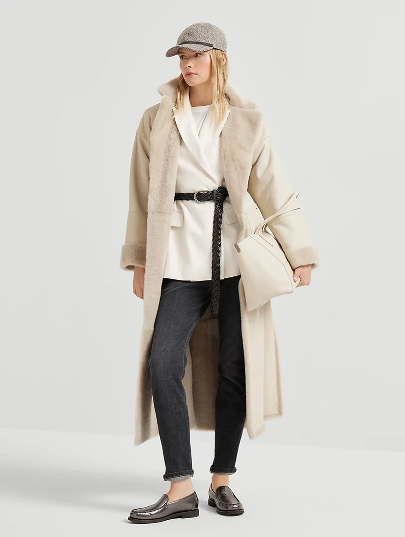 Reversible Shearling Coat