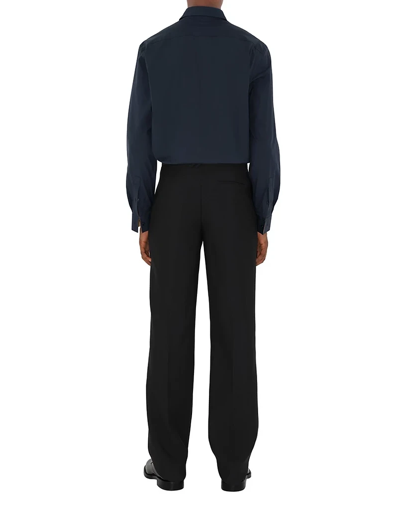 Slim Fit Stretch Cotton Shirt