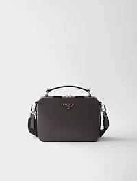Medium Prada Brique Saffiano Leather Bag