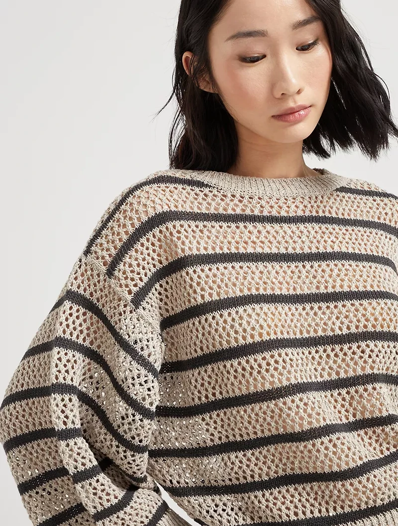 Dazzling Net Sweater