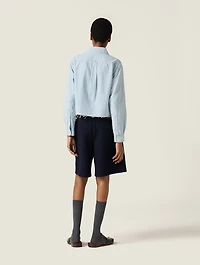 Striped Chambray Shirt