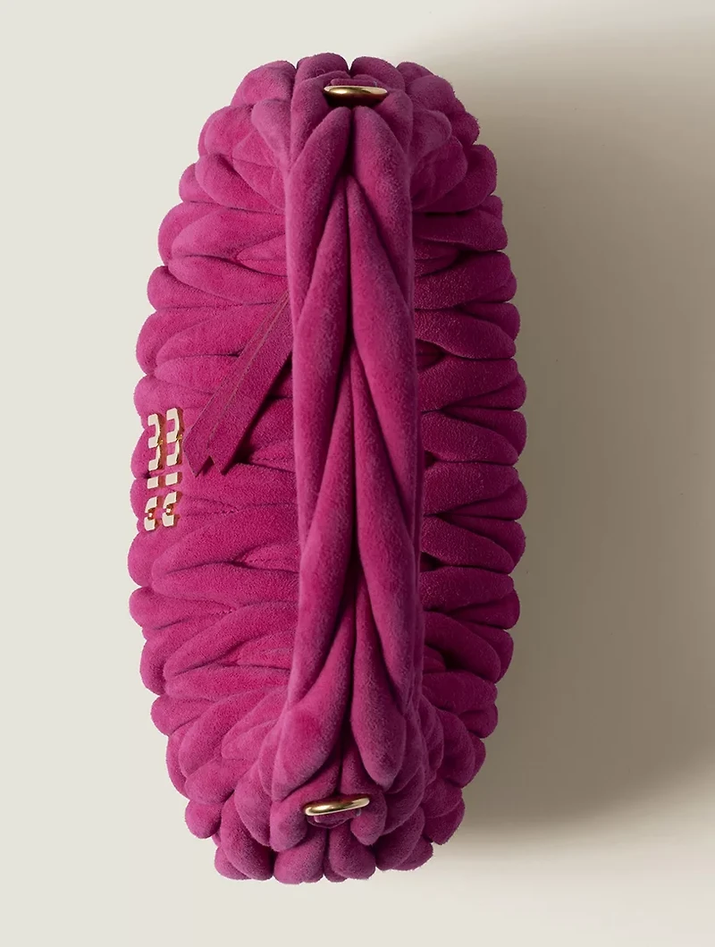 Wander Matelassé Suede Bag