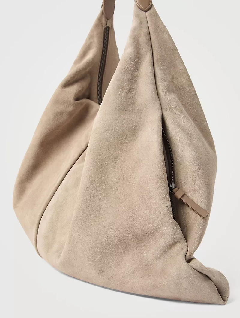Suede Hobo Swing Bag