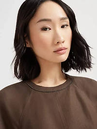 Twill Mini Dress