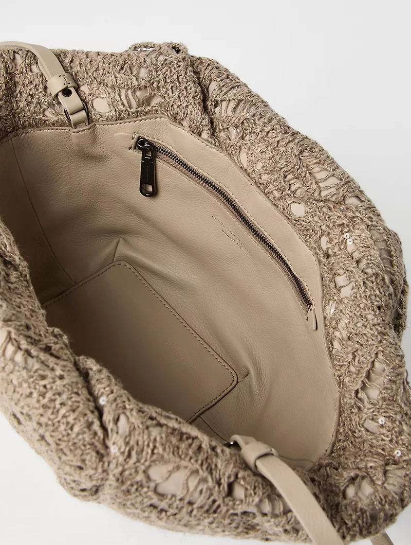 Marina Foliage Pouch Bag