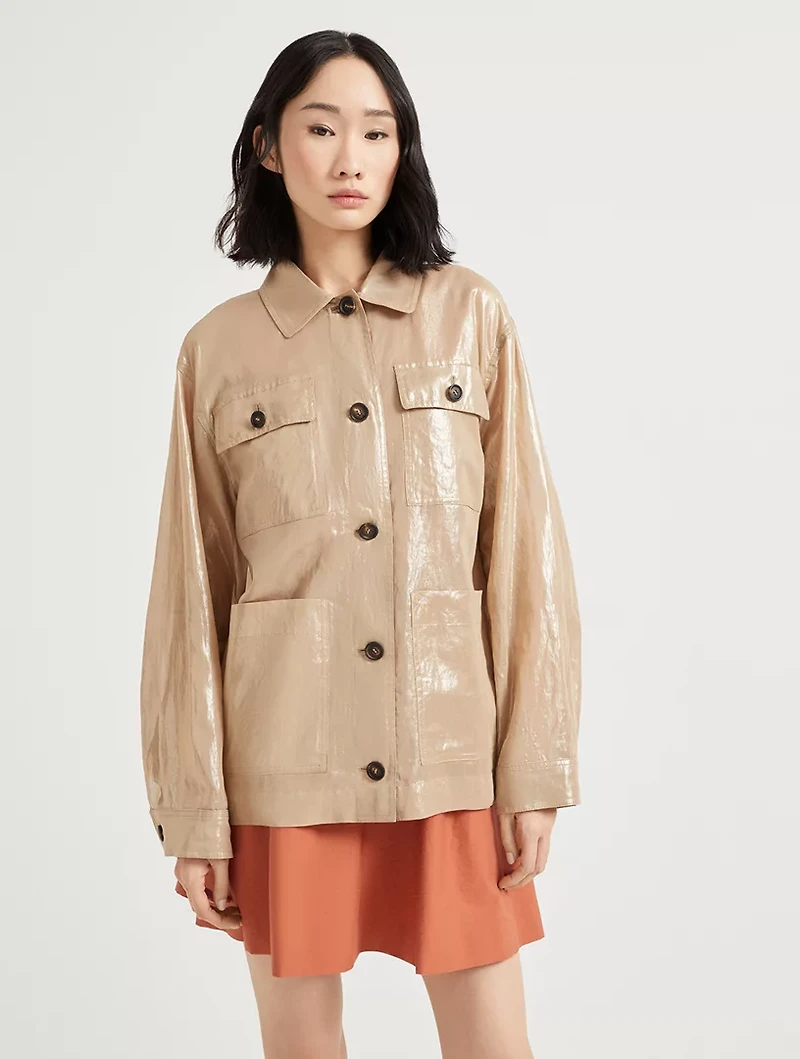 Lamé Outerwear Jacket