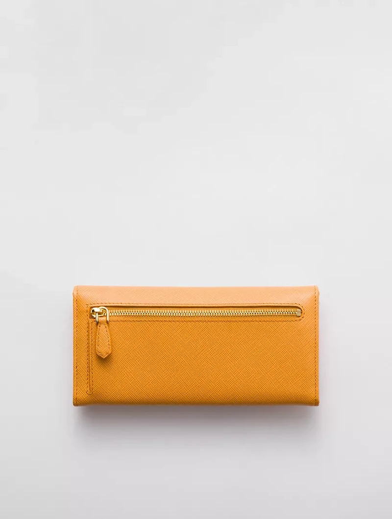 Large Saffiano Leather Wallet