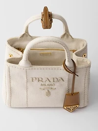 Prada Jardinière Linen Blend Mini-bag