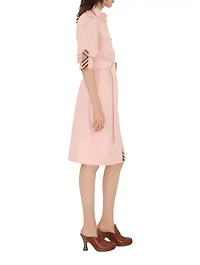 Cotton Poplin Shirt Dress
