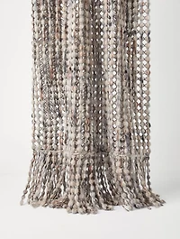 Balloon Net Knit Scarf