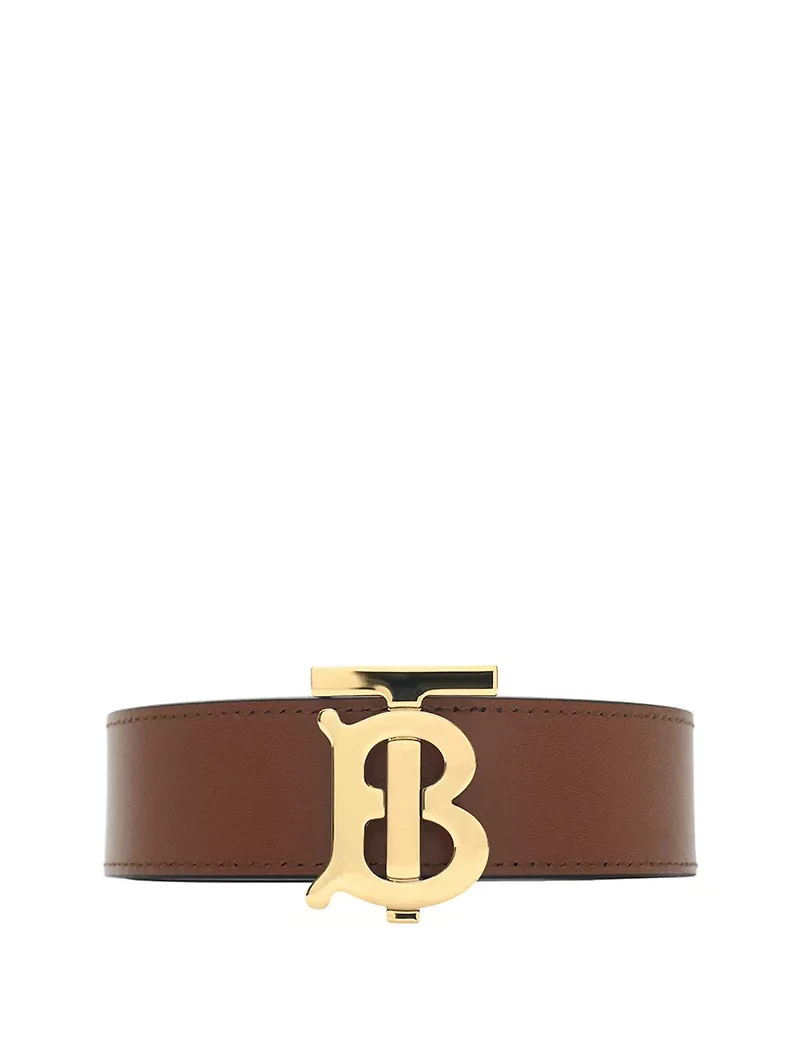 Leather Reversible Tb Belt