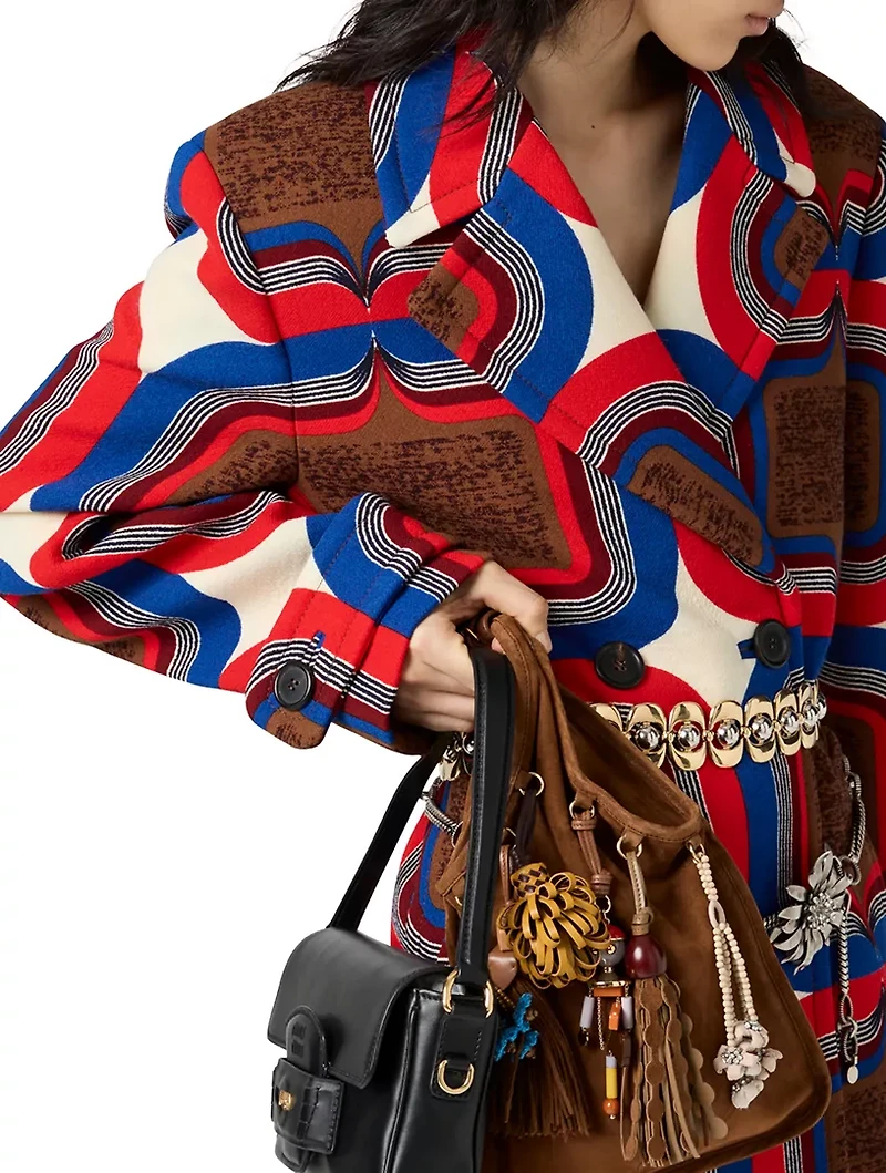 Suede Bag With Trick