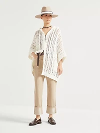 Cable & Mesh Cardigan