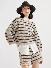Dazzling Net Sweater